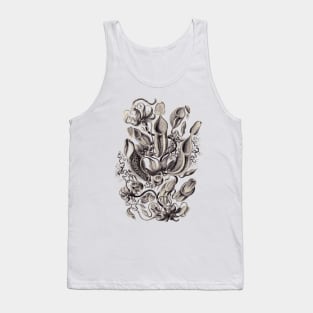 Ernst Haeckel Pitcher Plant Aubergine Tank Top